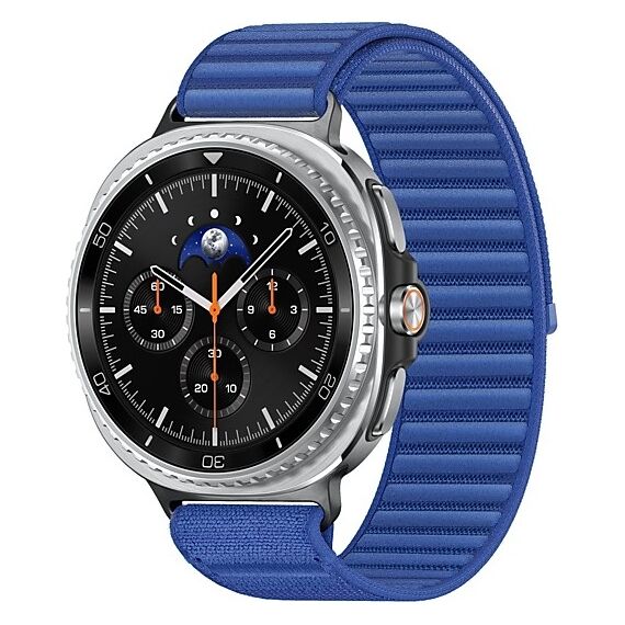 Galaxy Watch8 Classic | 46 мм | 4G LTE | Black | Fabric/Blue | M/L, Размер: 46 мм, Цвет: Black, Тип ремешка: Fabric, Цвет ремешка: Blue, Размер ремешка: M/L, Подключение часов: Bluetooth / Wi-Fi + 4G LTE